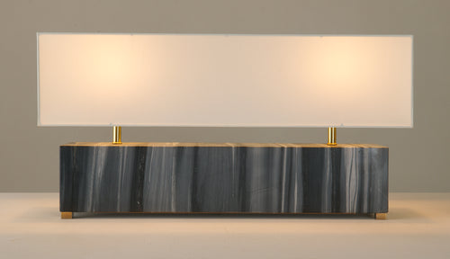 CALACATTA ZEBRINO HORIZONTAL TABLE LAMP